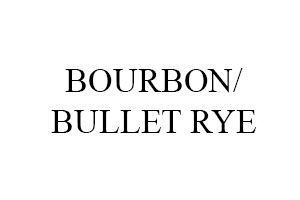 A logo for bourbon made by bulleit on a white background.