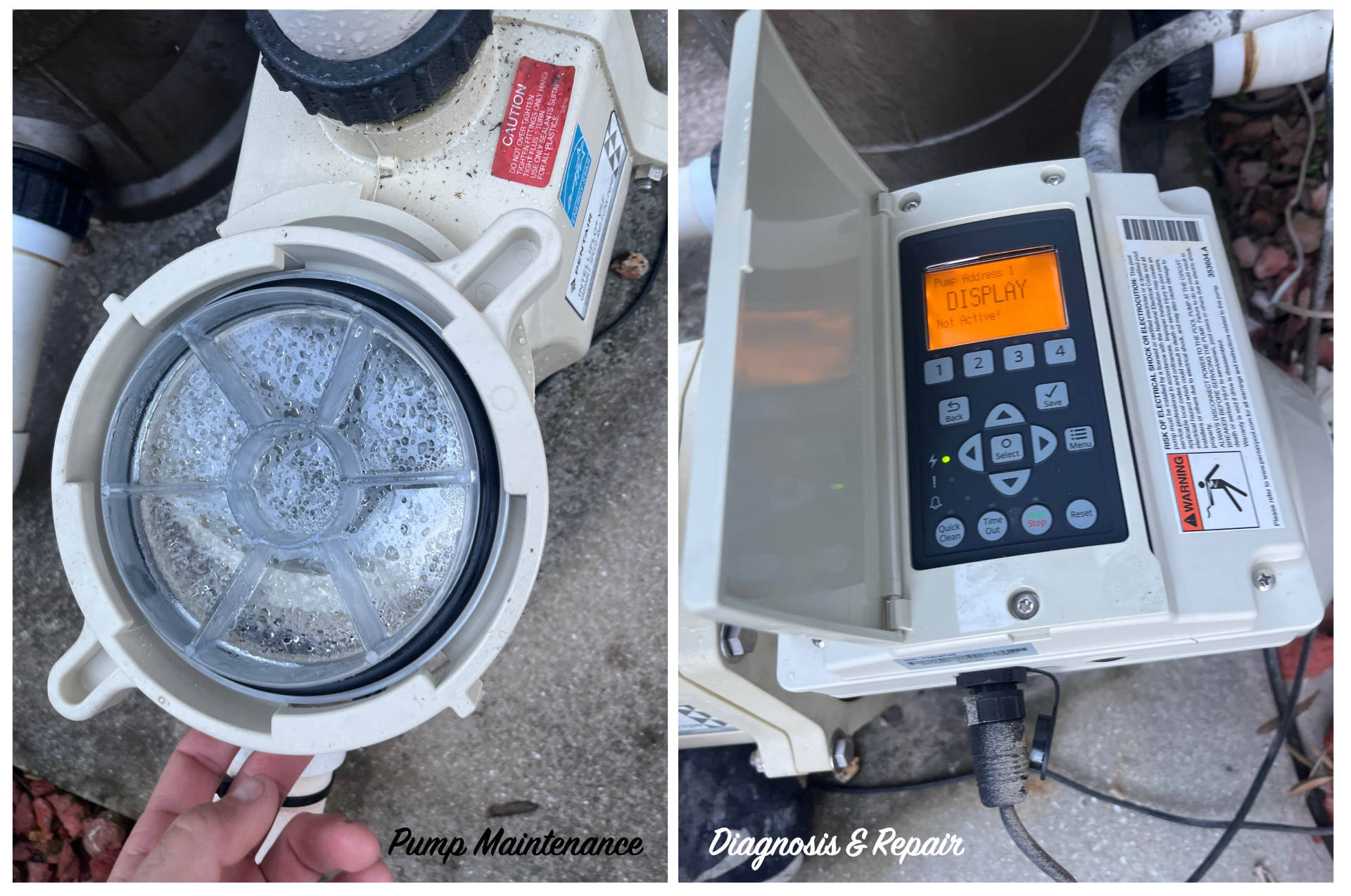 Pool maintenance and inspection