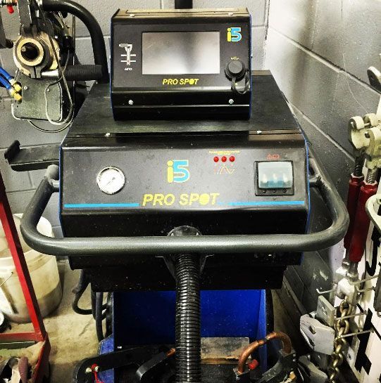 A machine that says pro spot on it