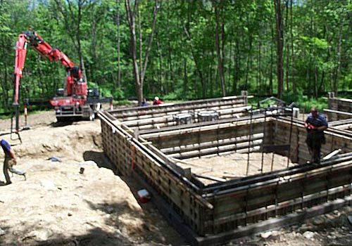 Concrete foundation