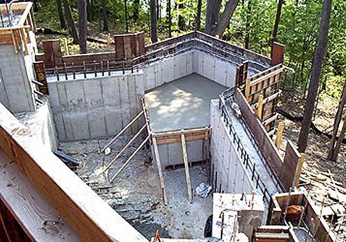 Concrete foundation
