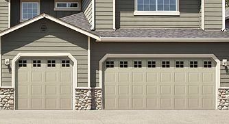 Residential garage door