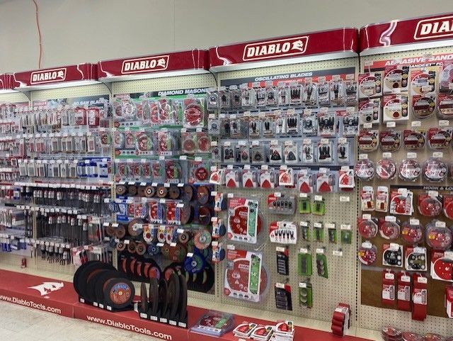 A store filled with lots of products including diablo