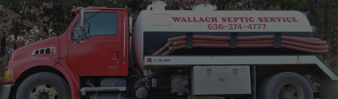Wallach Septic Service company Truck