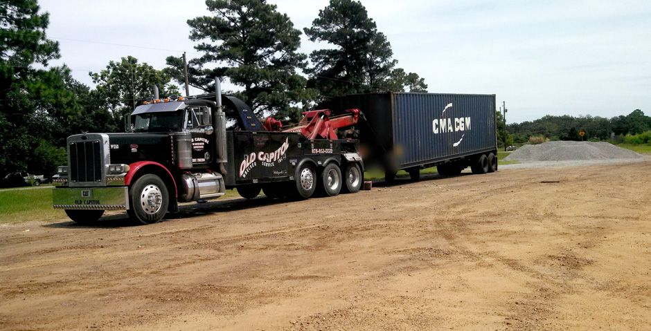 heavy equipment hauling