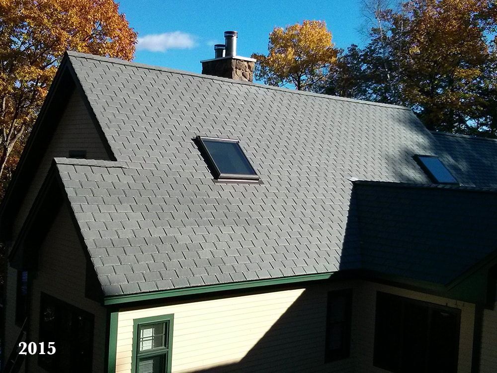 Slate roofing