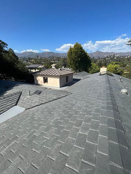 Slate roofing