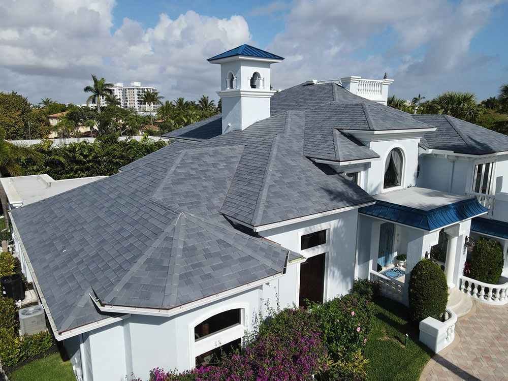 Slate roofing