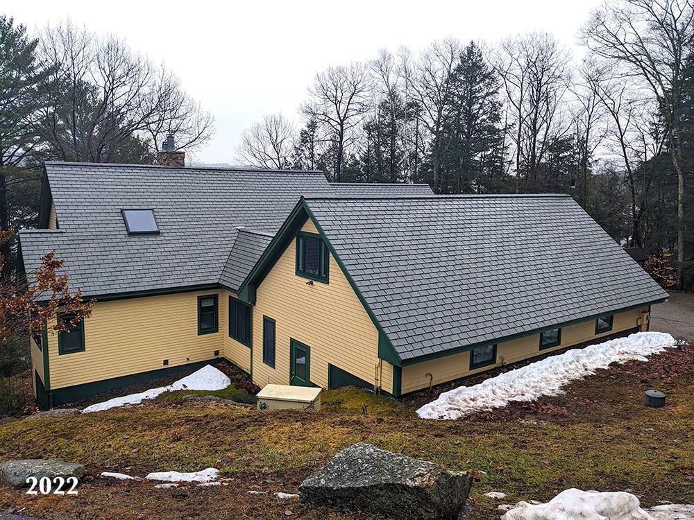 Slate roofing