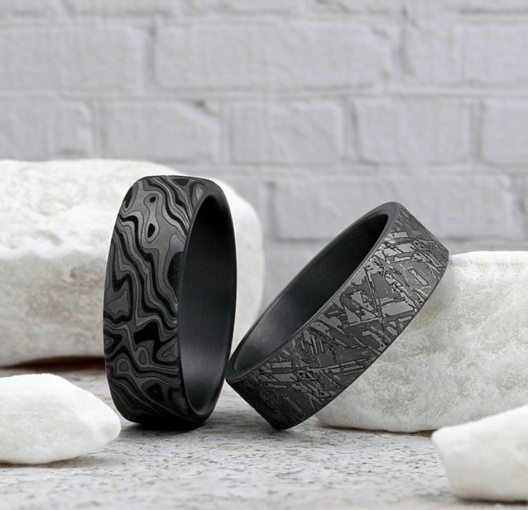 black wedding band