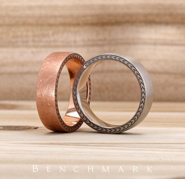 benchmark wedding band copper