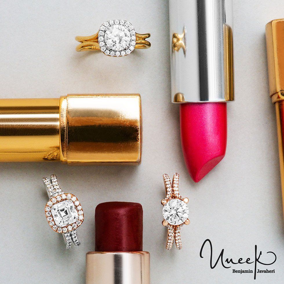 Diamond rings and lipsticks