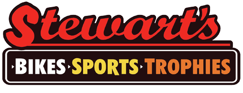 Stewart's Bikes, Sports & Trophies logo