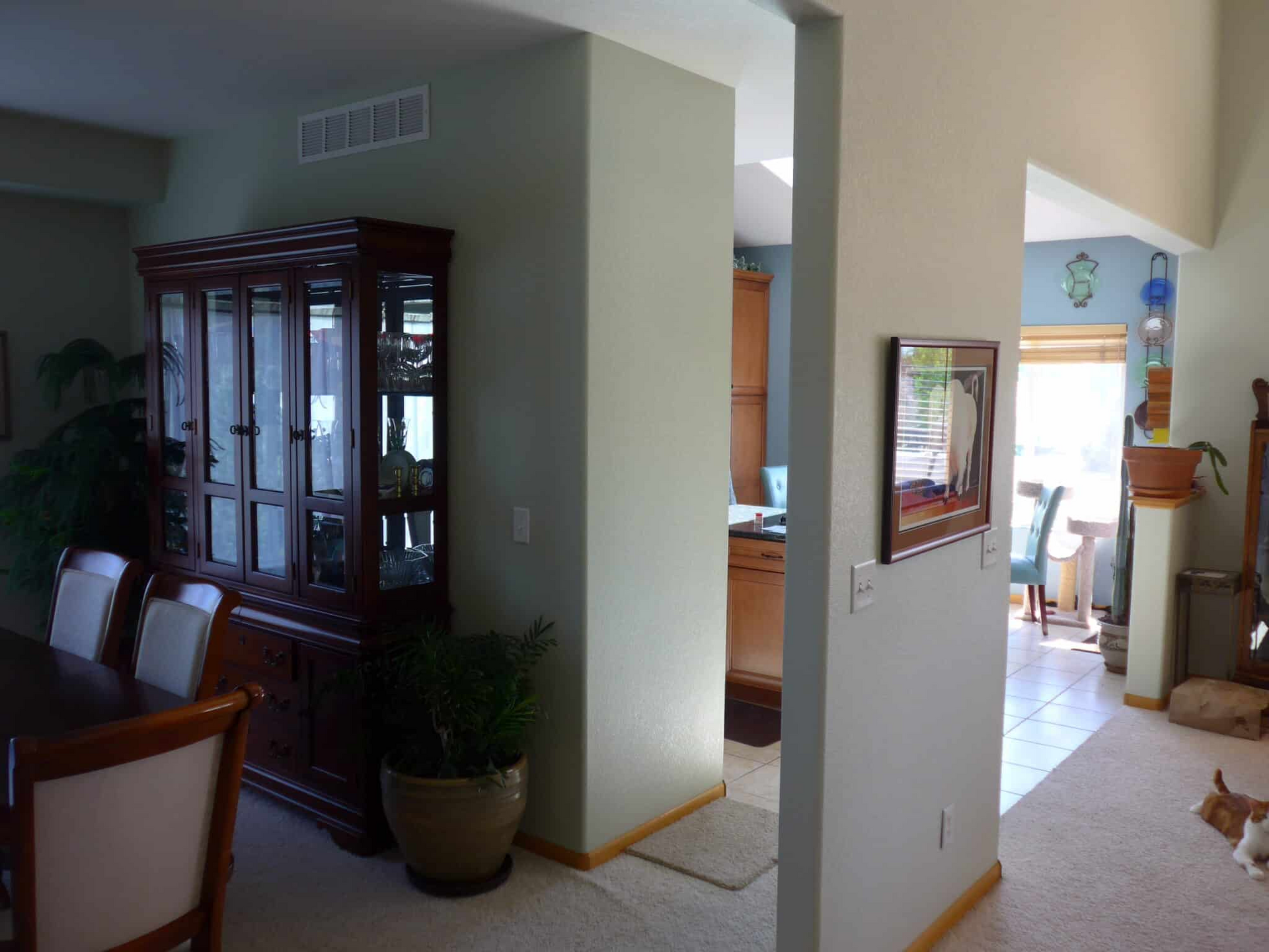 Dining and kitchen area remodel - before