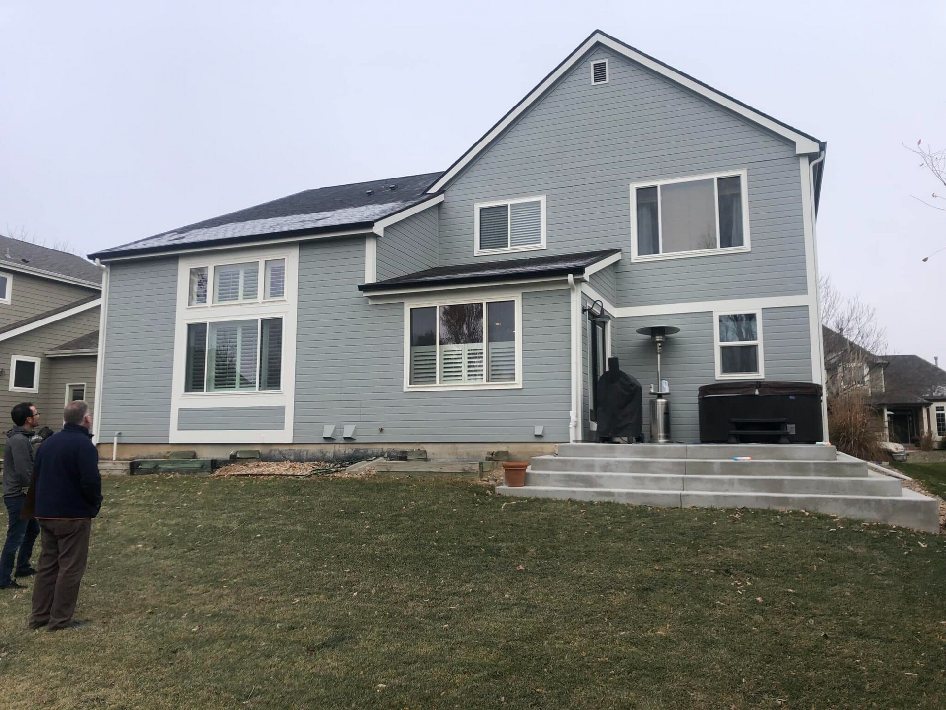 Home exterior remodel - before