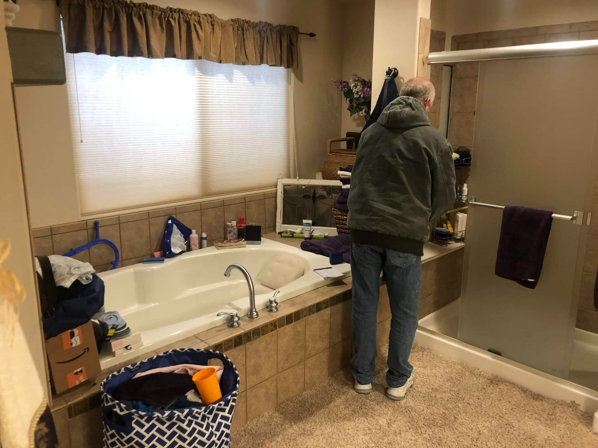 Bathtub remodel - before