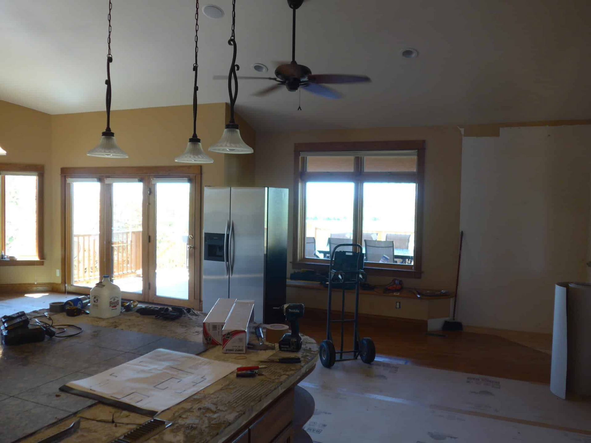 Kitchen interior remodel - before