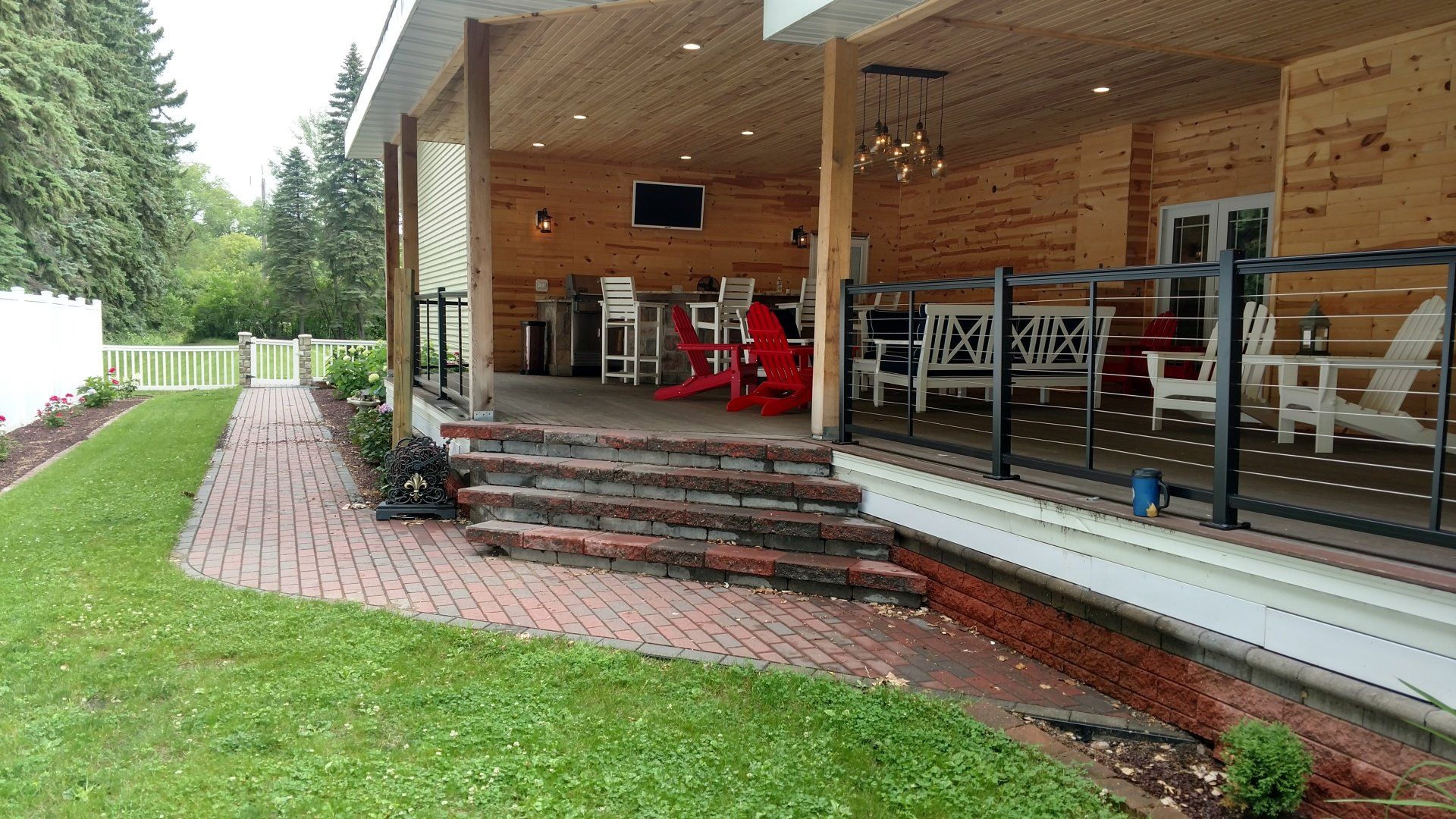 Hardscape elevated patios