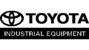 Toyota Industrial Equipment logo in black and white.