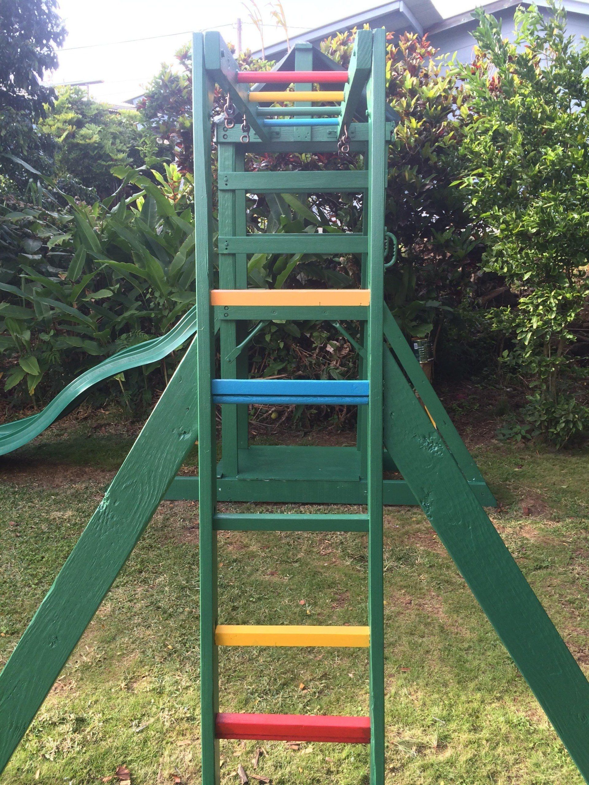 Painted ladder