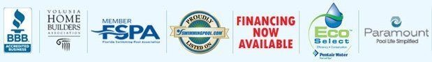 BBB, Volusia Home Builder, FSPA Member, Now Financing, Eco Select, Paramount