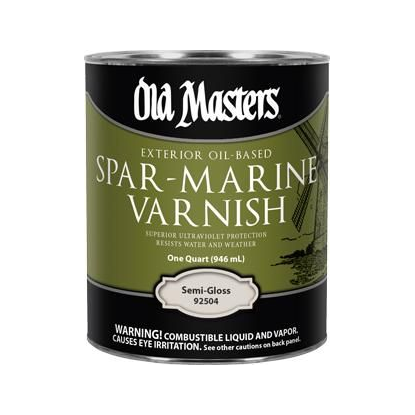 Old Masters Polyurethane Exterior Spar-Marine Varnish