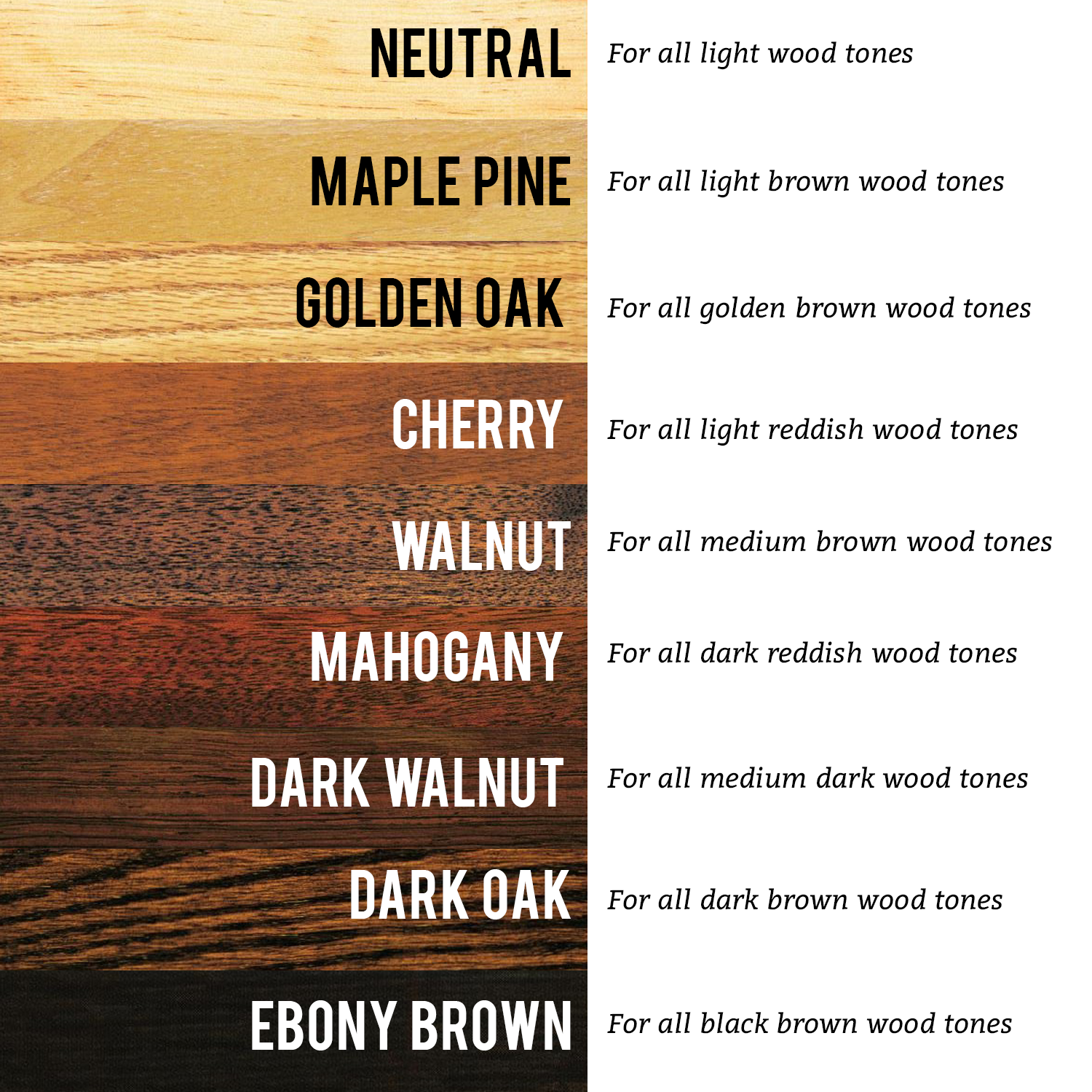 Restore-A-Finish Colors