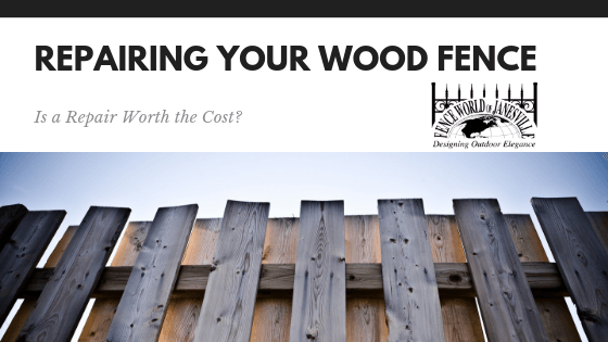  Wood Fence Repair Cost