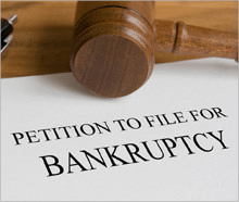 Petition file for bankruptcy