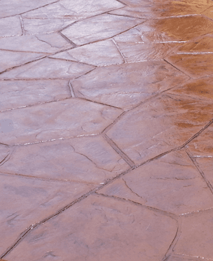 Stamped concrete
