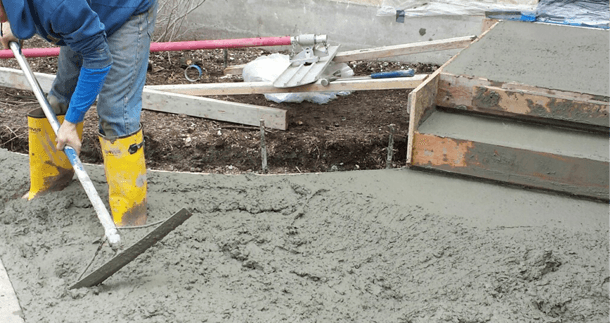 Concrete pouring