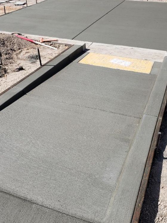 Concrete ramp