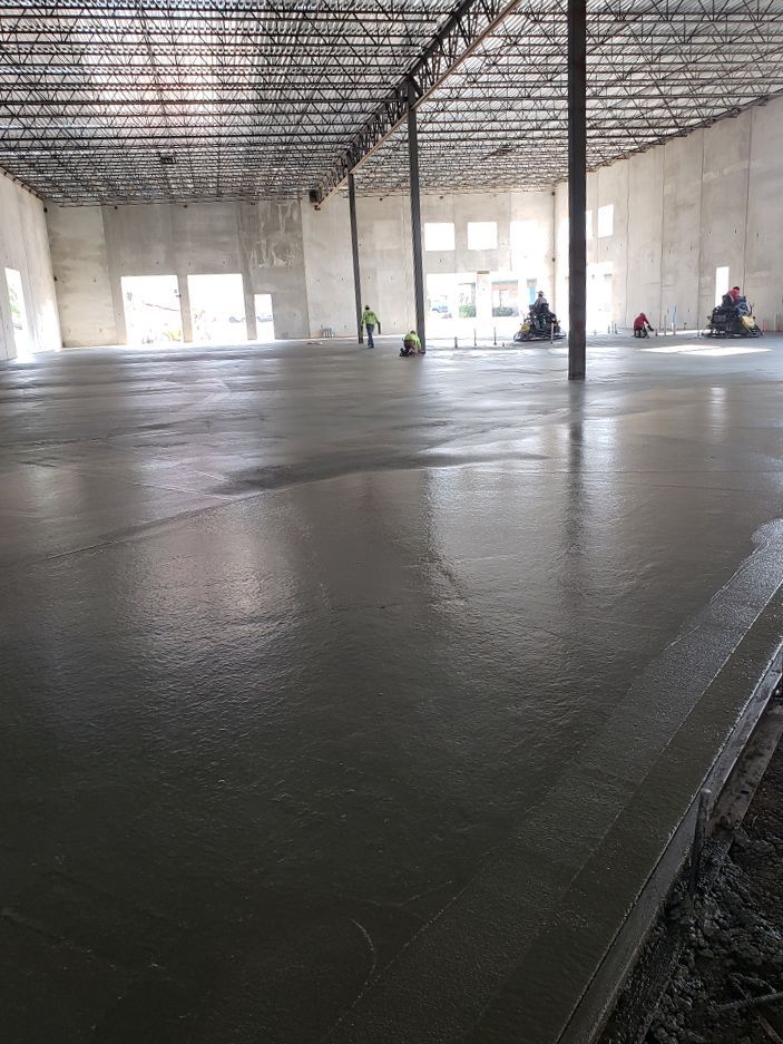 Commercial concrete project