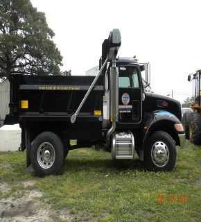 Robert's black hauling truck