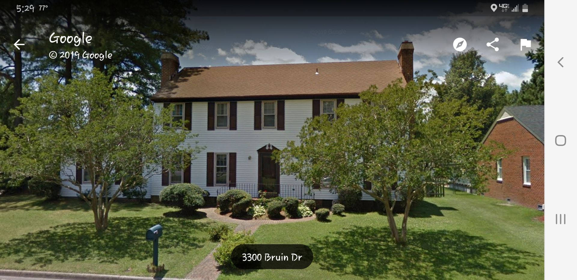 Before house renovation