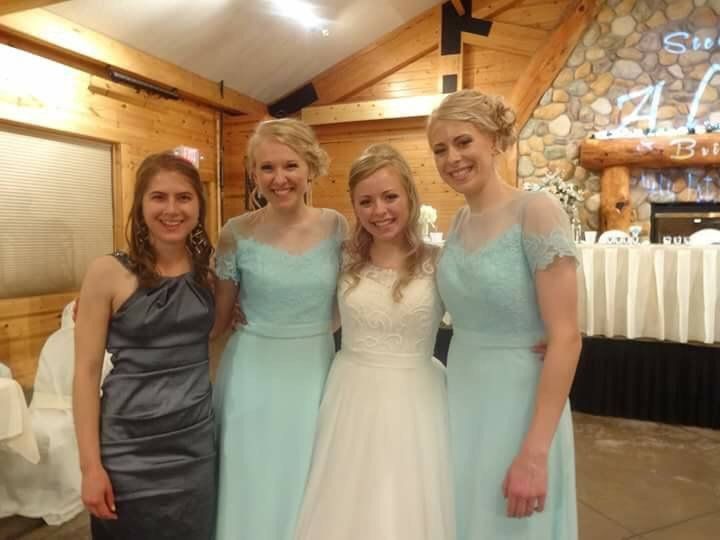 Wedding event hair styling