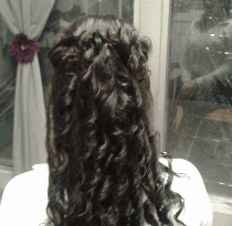 Prom hair