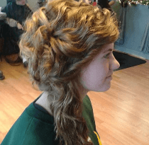 Prom hair