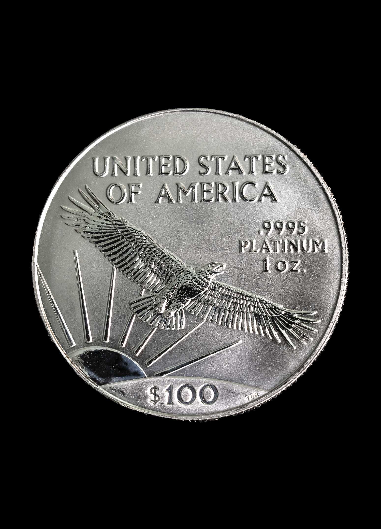 A silver coin from the united states of america