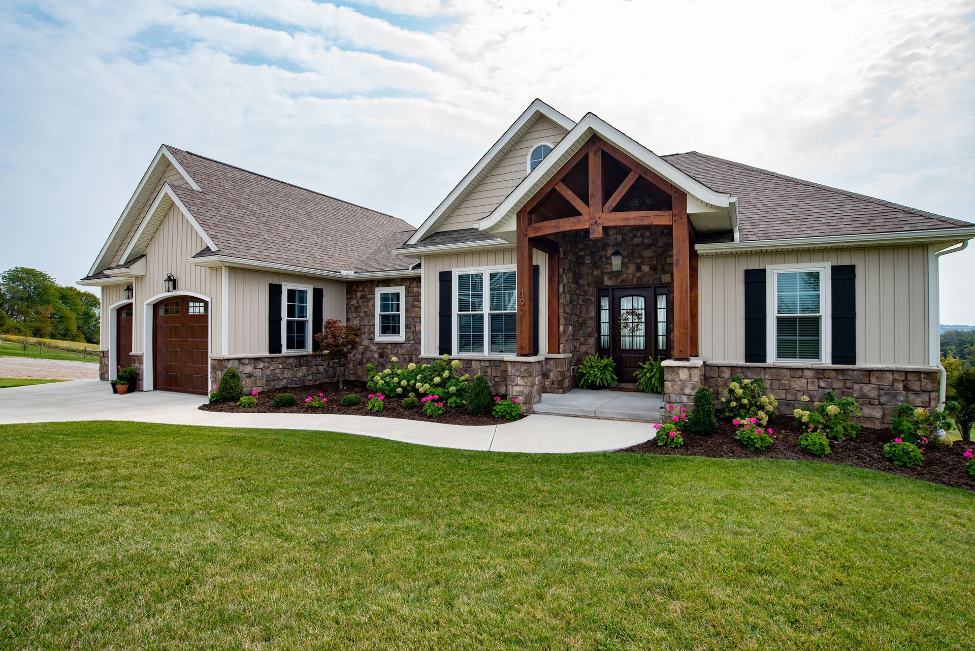 house with white siding