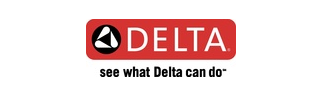 A delta logo that says see what delta can do