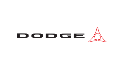 Dodge logo: black text