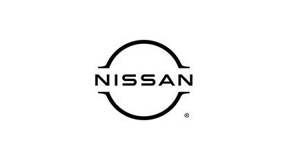 Nissan logo: Black text 