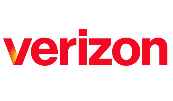 Verizon logo in red lowercase letters on a white background
