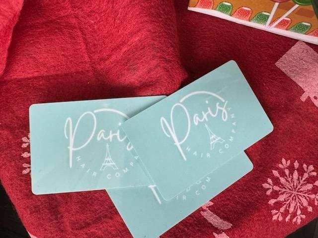 Paris Hair Cut gift certificates