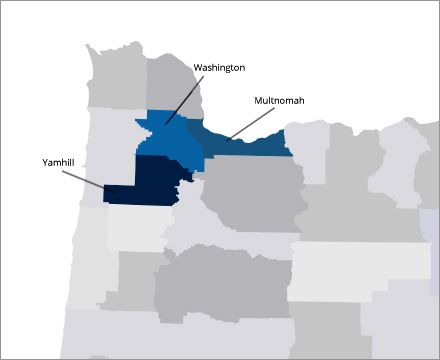 King Auto Glass Inc. Service Area Map