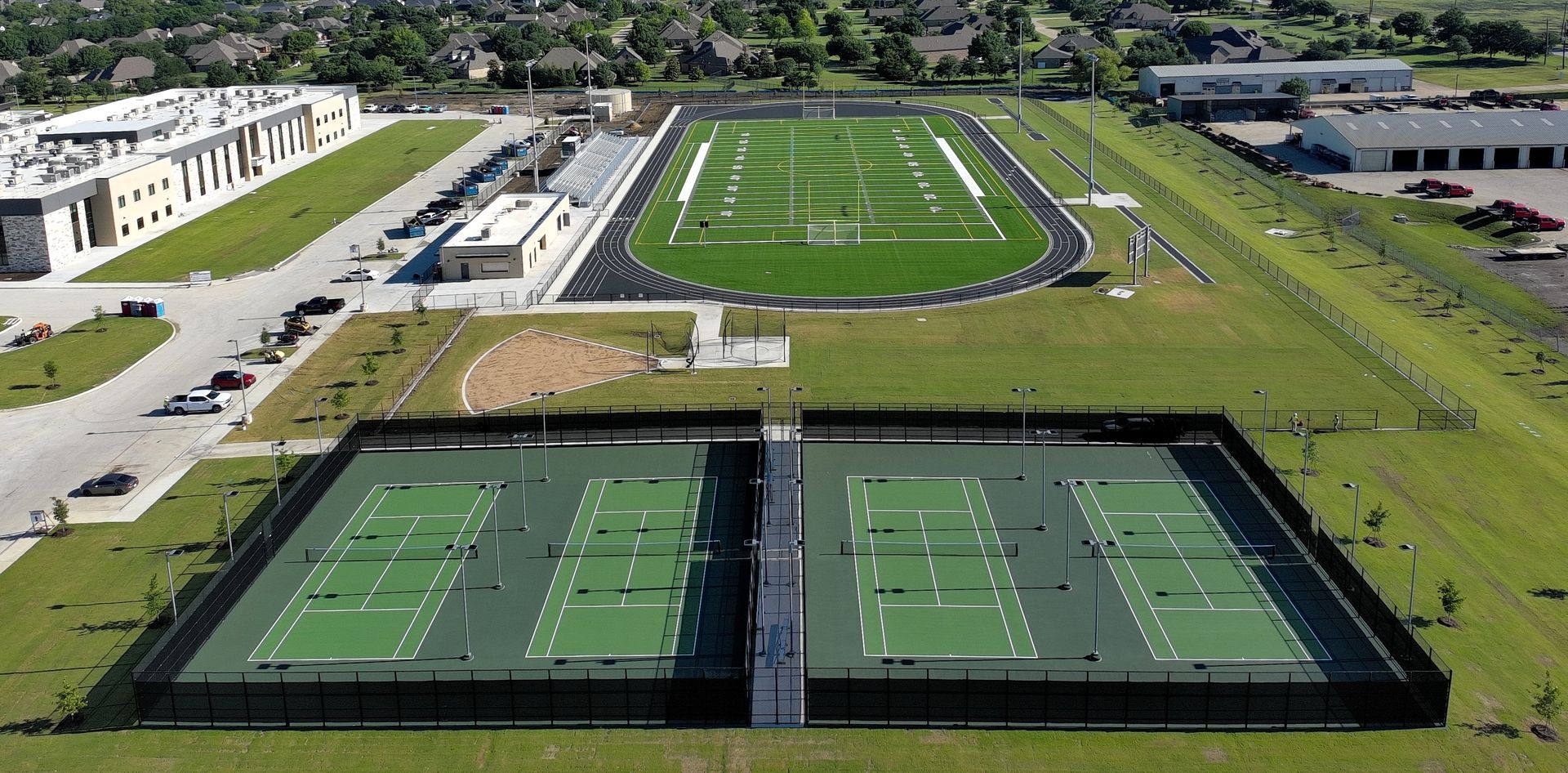 tennis court construction services