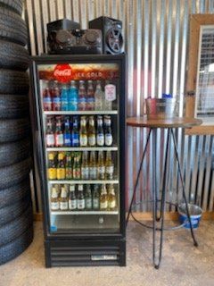 Beverages at the shop