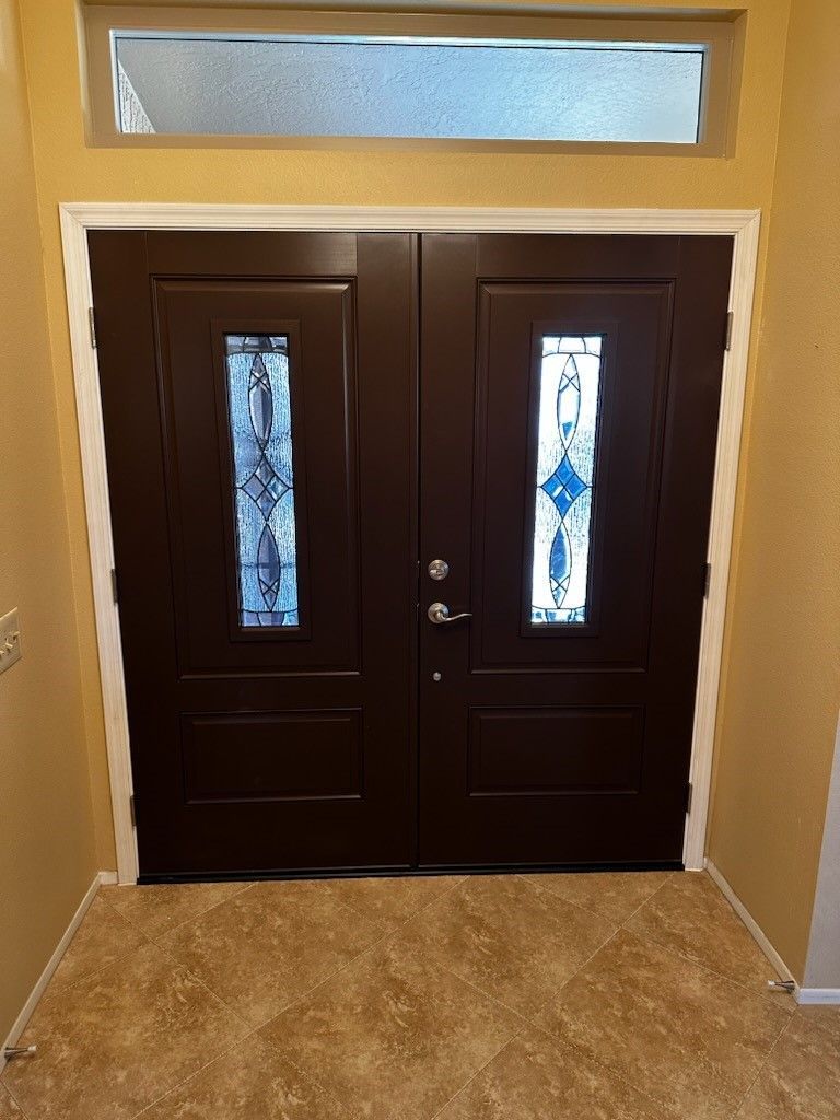 Brown Entry Door