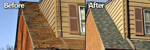 Roofing Before and After